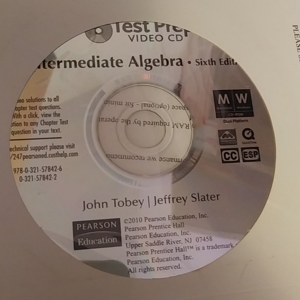 Intermediate Algebra Textbook - Picture 3 of 7